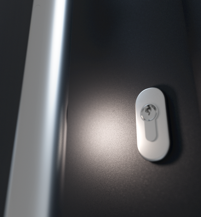 Stangengriff mit LED 1